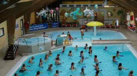 piscine intérieure domaine de kerlann