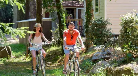 campsite pierre couchees cycling